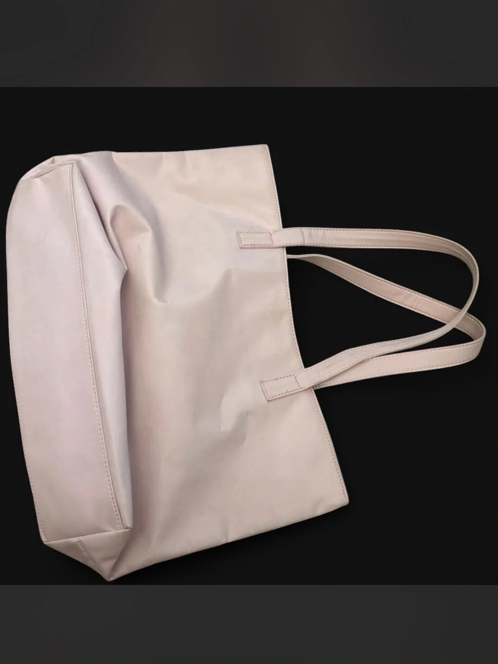 Macy's Pale Pink Floral Applique Tote